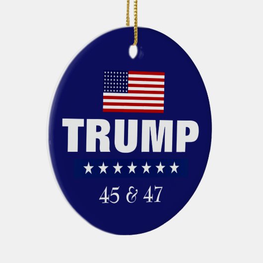 DONALD TRUMP CHRISTMAS ORNAMENT (Rechts)