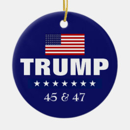 DONALD TRUMP CHRISTMAS ORNAMENT