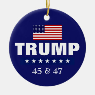 DONALD TRUMP CHRISTMAS ORNAMENT