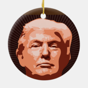 DONALD TRUMP CHRISTMAS ORNAMENT