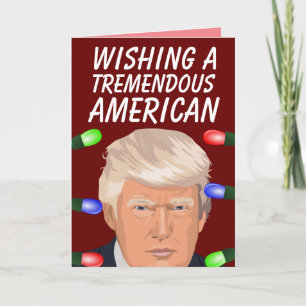 DONALD TRUMP CHRISTMAS PATRIOTISCHE KAART VOOR IED