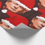 DONALD TRUMP CHRISTMAS SANTA Wrapping Paper Cadeaupapier<br><div class="desc">DONALD TRUMP CHRISTMAS WRAPPING PAPER</div>