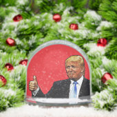 DONALD TRUMP CHRISTMAS SNOW GLOBE SNEEUWBOL (Kerstmis)