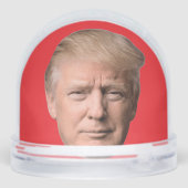 DONALD TRUMP CHRISTMAS SNOW GLOBE SNEEUWBOL (Achterkant)