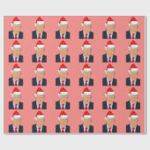 DONALD TRUMP CHRISTMAS WRAPPING PAPER CADEAUPAPIER (Vlak)