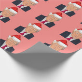 DONALD TRUMP CHRISTMAS WRAPPING PAPER CADEAUPAPIER (Hoek)