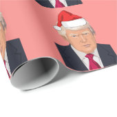 DONALD TRUMP CHRISTMAS WRAPPING PAPER CADEAUPAPIER (Rol Hoek)