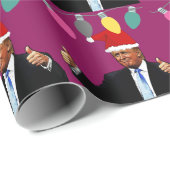 DONALD TRUMP CHRISTMAS  WRAPPING PAPER CADEAUPAPIER (Rol Hoek)