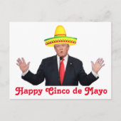 Donald Trump Cinco de Mayo Briefkaart (Voorkant)