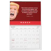 DONALD TRUMP CITEERT 2025 KALENDER (Mar 2027)