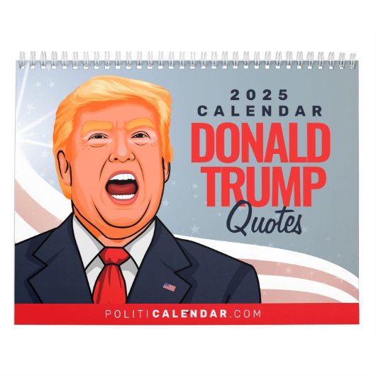 DONALD TRUMP CITEERT 2025 KALENDER (Hoes)