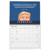 DONALD TRUMP CITEERT 2025 KALENDER (Feb 2026)
