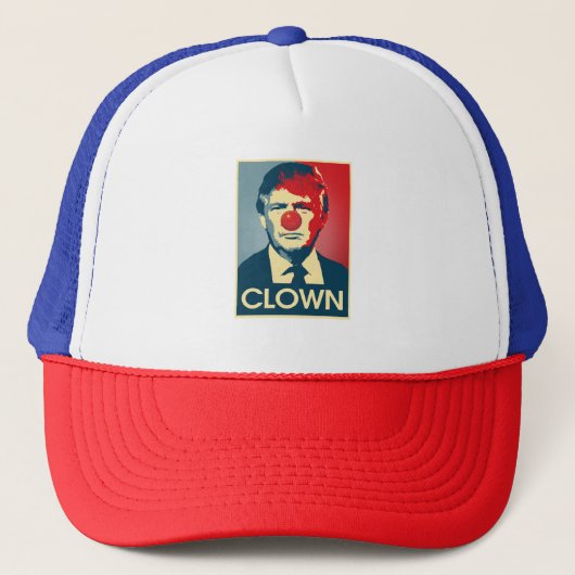 Donald Trump CLOWN — Anti-Trump 2016 - Trucker Pet (Voorkant)
