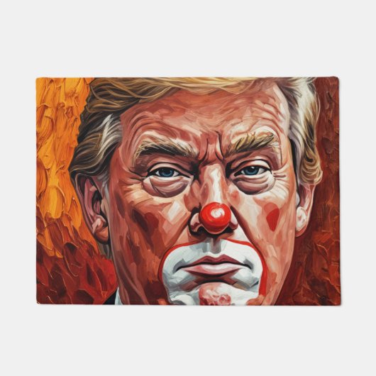 donald trump clown deurmat (Voorkant)