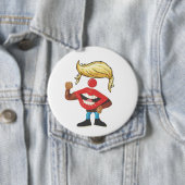 Donald Trump Clown Face Ronde Button 4,0 Cm (In situ)