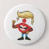Donald Trump Clown Face Ronde Button 4,0 Cm (Voorkant)