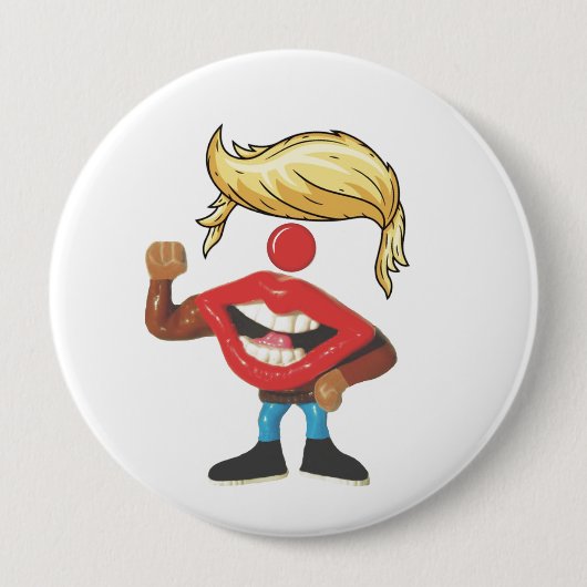 Donald Trump Clown Face Ronde Button 4,0 Cm (Voorkant)