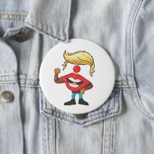 Donald Trump Clown Face Ronde Button 4,0 Cm