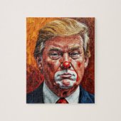 donald trump clown funny legpuzzel (Verticaal)