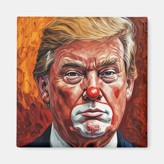 donald trump clown magneet (Voorkant)