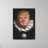 Donald Trump Clown Painting by Tony Pro Canvas Afdruk (Voorkant)