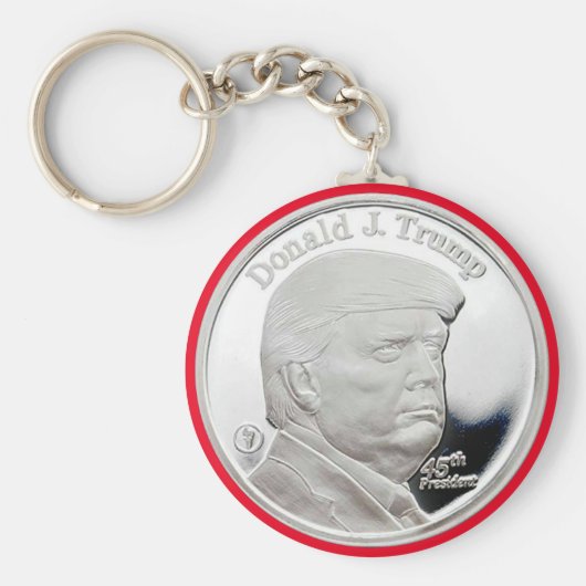 DONALD TRUMP COIN SLEUTELHANGER (Voorkant)