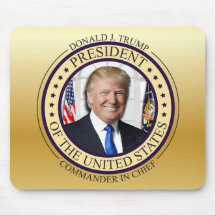 DONALD TRUMP COMMANDER IN CHIEF GOLD PRESIDENTIAL