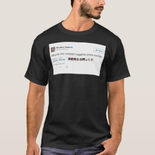 Donald Trump Covfefe Tweet T-Shirt en Sticker Ess
