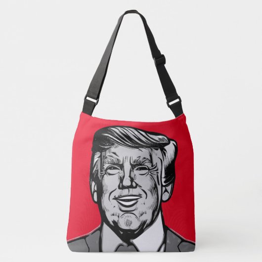 DONALD TRUMP CROSSBODY TAS (Voorkant)