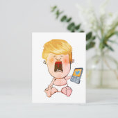 Donald Trump Crying Baby Briefkaart (Staand voorkant)