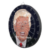 Donald Trump Custom Metal Cage Dartboard Dartbord (Voorkant Rechts)