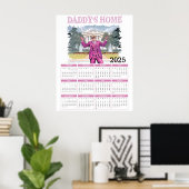 Donald Trump Daddy's Home Kalender 2025 Poster (Thuiskantoor)