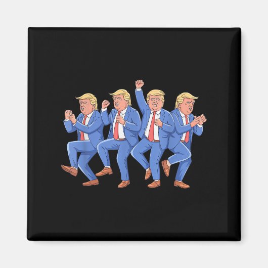 Donald Trump Dance 4 juli 2025 Magneet (Voorkant)