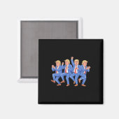 Donald Trump Dance 4 juli 2025 Magneet (Voorkant / Achterkant)