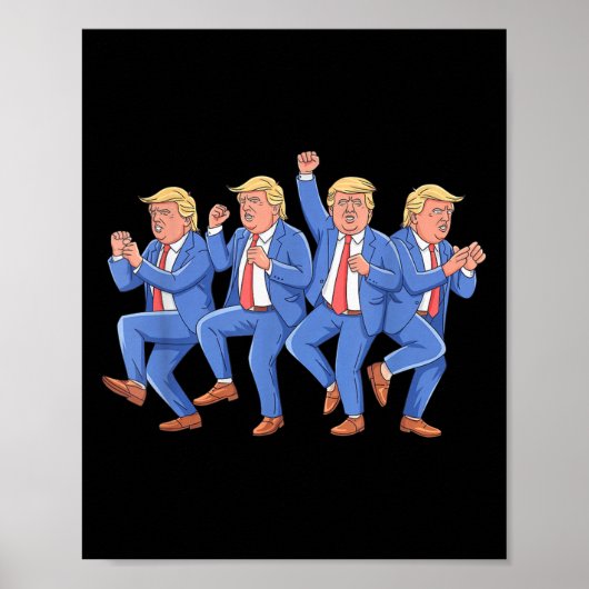 Donald Trump Dance 4 juli 2025 Poster (Voorkant)