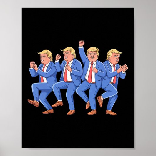 Donald Trump Dance 4 juli 2025 Poster (Voorkant)