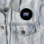 Donald Trump Dance 4 juli 2025 Ronde Button 5,7 Cm (In situ)