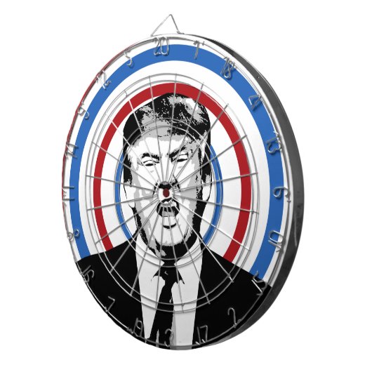 Donald Trump Dart Board Dartbord (Voorkant Rechts)