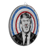 Donald Trump Dart Board Dartbord (Voorkant Links)