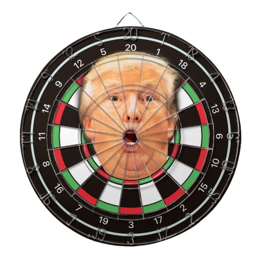 Donald Trump Dartboard Anti-Trump Grappig Politiek Dartbord (Voorkant)