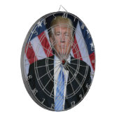 Donald Trump Dartboard Dartbord (Voorkant Links)