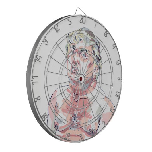 Donald Trump DartBoard Dartbord (Voorkant Links)