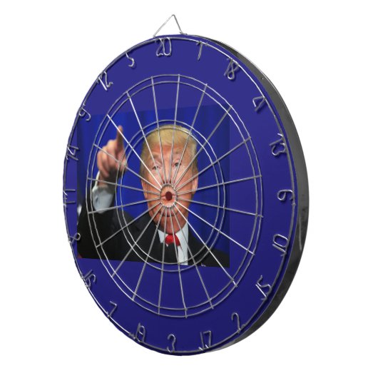 Donald Trump Dartboard Dartbord (Voorkant Rechts)