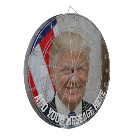 Donald Trump Dartbord (Voorkant Links)