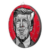 DONALD TRUMP DARTBORD (Voorkant Rechts)
