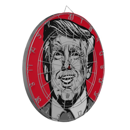 DONALD TRUMP DARTBORD (Voorkant Links)