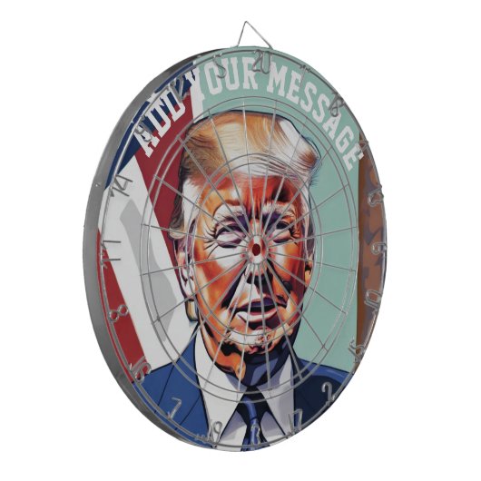 Donald Trump Dartbord (Voorkant Links)