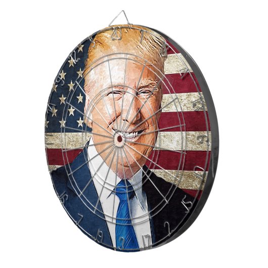 Donald Trump Dartbord (Voorkant Rechts)