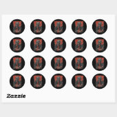 Donald Trump "de Don" 2024 Ronde Sticker (Vel)