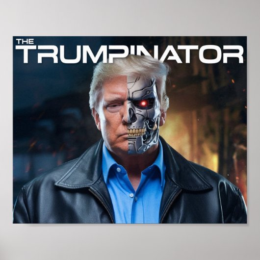 Donald Trump De Trumpinator II 45 47 President Poster (Voorkant)